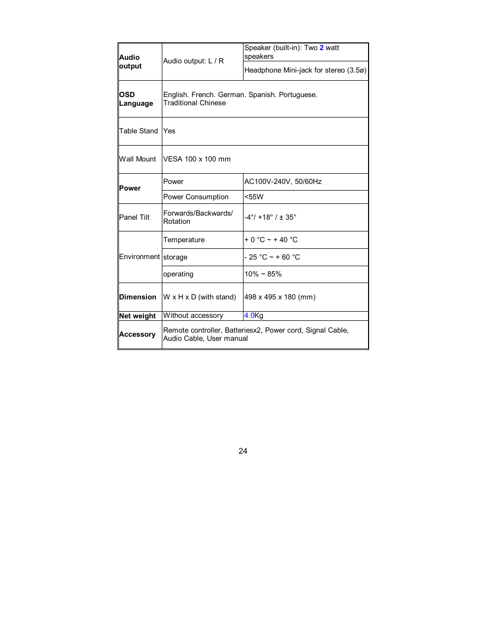 AOC L15X421 User Manual | Page 26 / 32