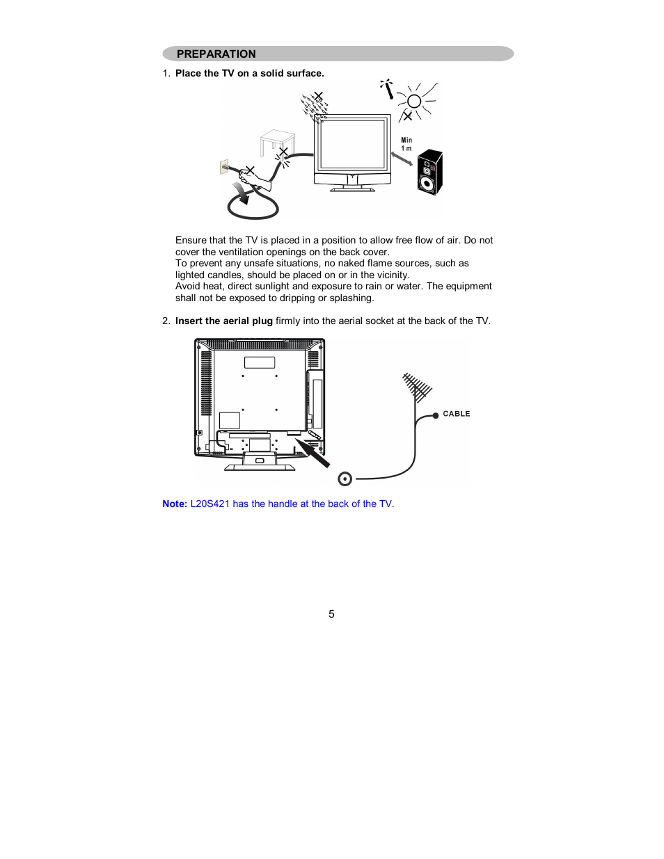 AOC L15X421 User Manual | Page 7 / 32