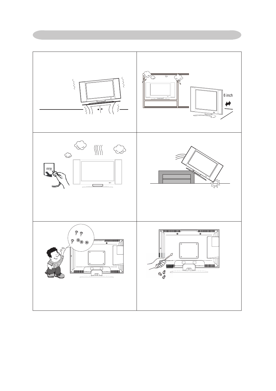 Precautions and reminders | AOC ENVISION L24H898 User Manual | Page 6 / 40