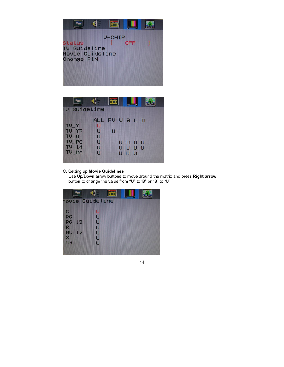 AOC A17UX231 User Manual | Page 13 / 24