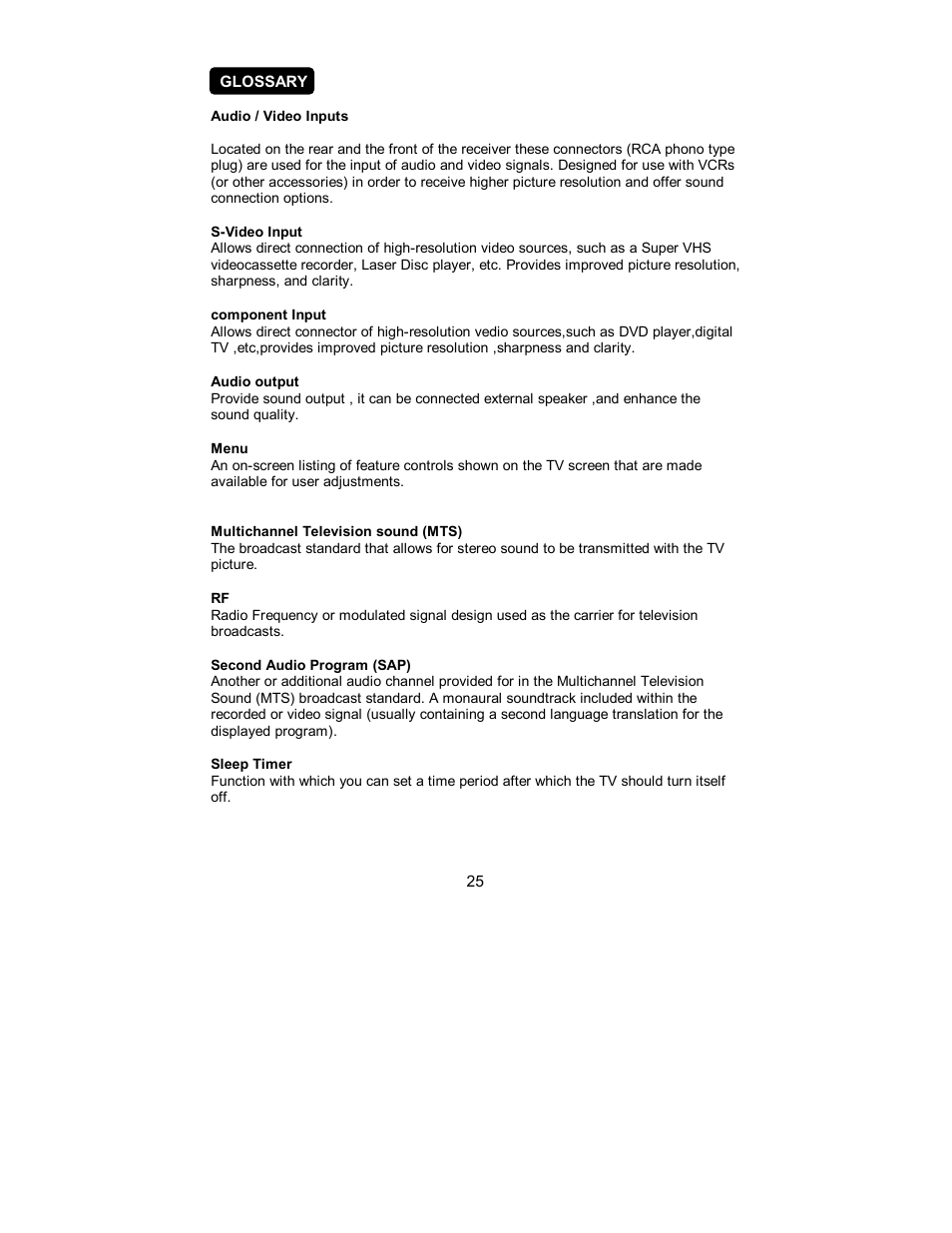 AOC A17UX231 User Manual | Page 24 / 24