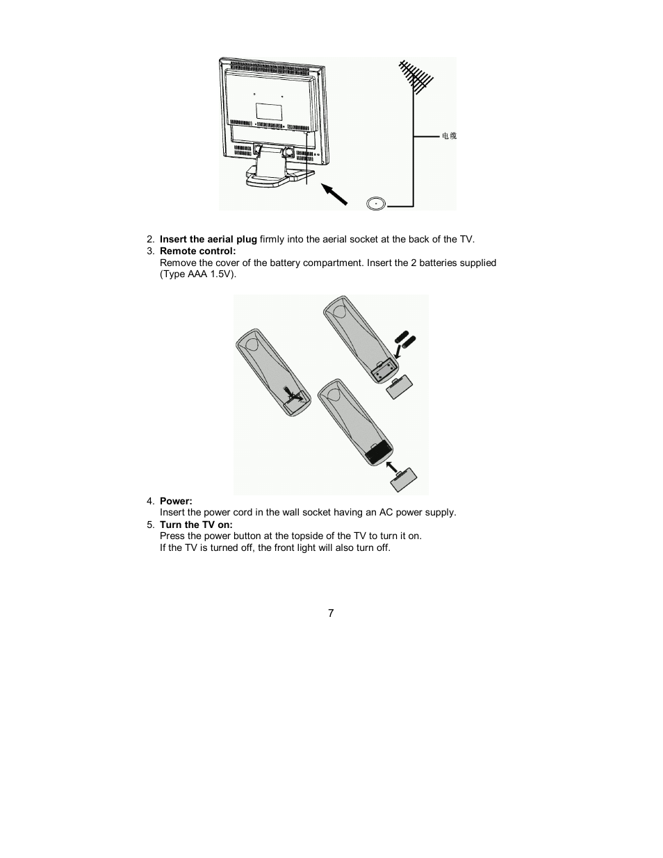 AOC A17UX231 User Manual | Page 6 / 24