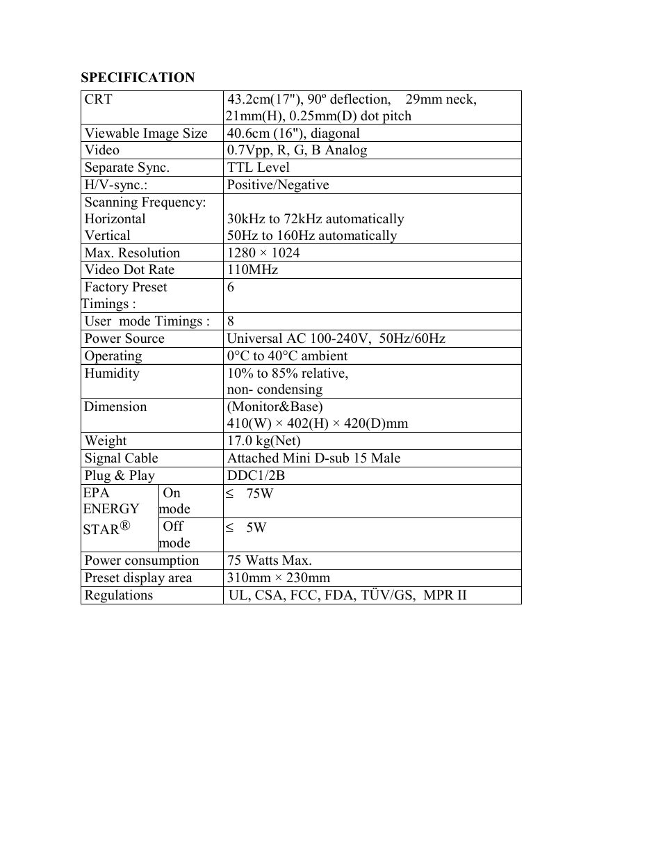 AOC FT700 User Manual | Page 12 / 13