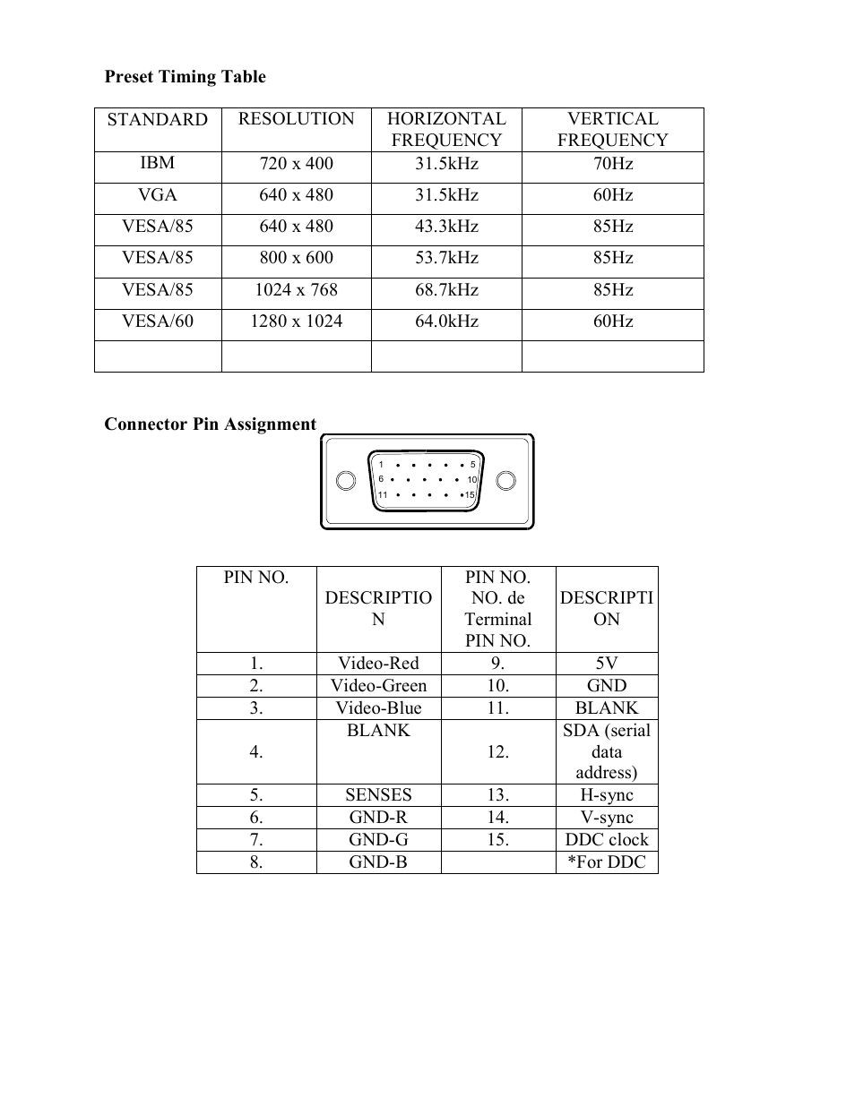 AOC FT700 User Manual | Page 13 / 13