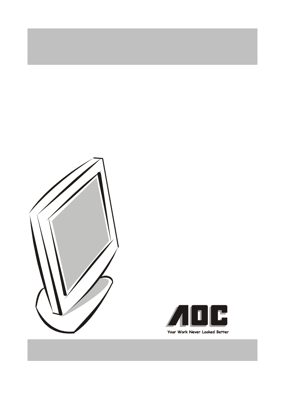 AOC P/N : 41A50-144 User Manual | 82 pages