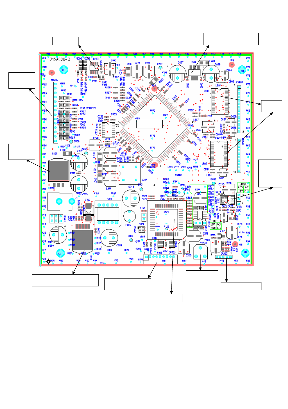 Pcb layout | AOC P/N : 41A50-144 User Manual | Page 75 / 82