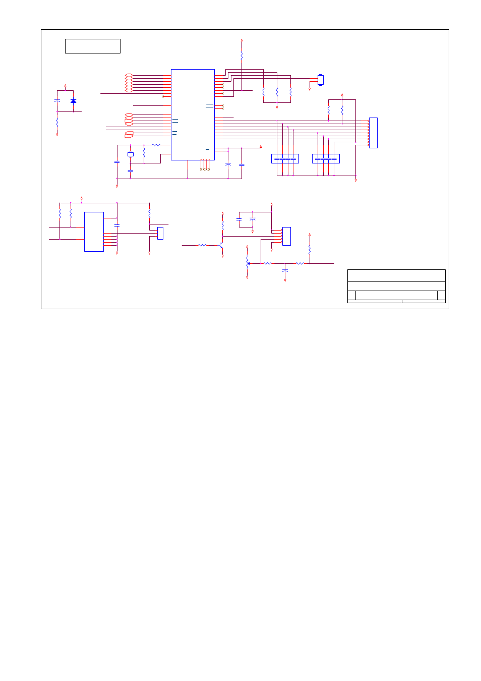 Mcu block, Aoc (top victory) electronics co., ltd, Micro controller | AOC P/N : 41A50-144 User Manual | Page 79 / 82