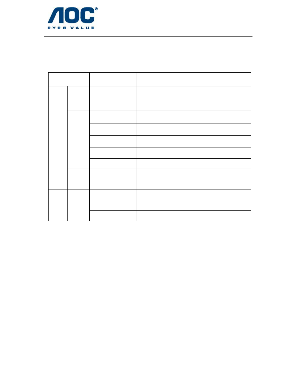 Lm929 | AOC LM929 User Manual | Page 25 / 26