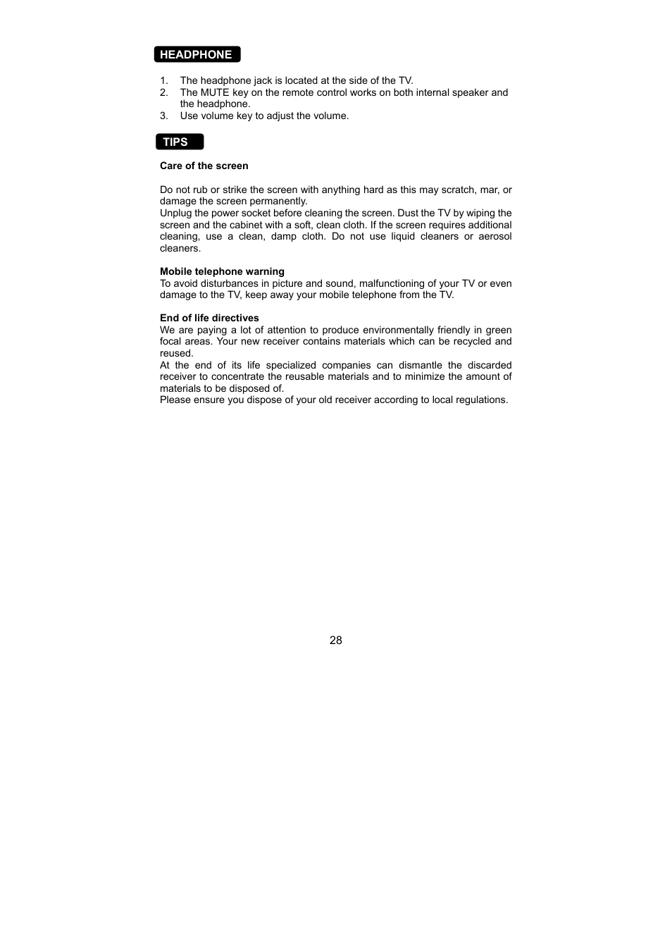 AOC L32W781B User Manual | Page 30 / 34