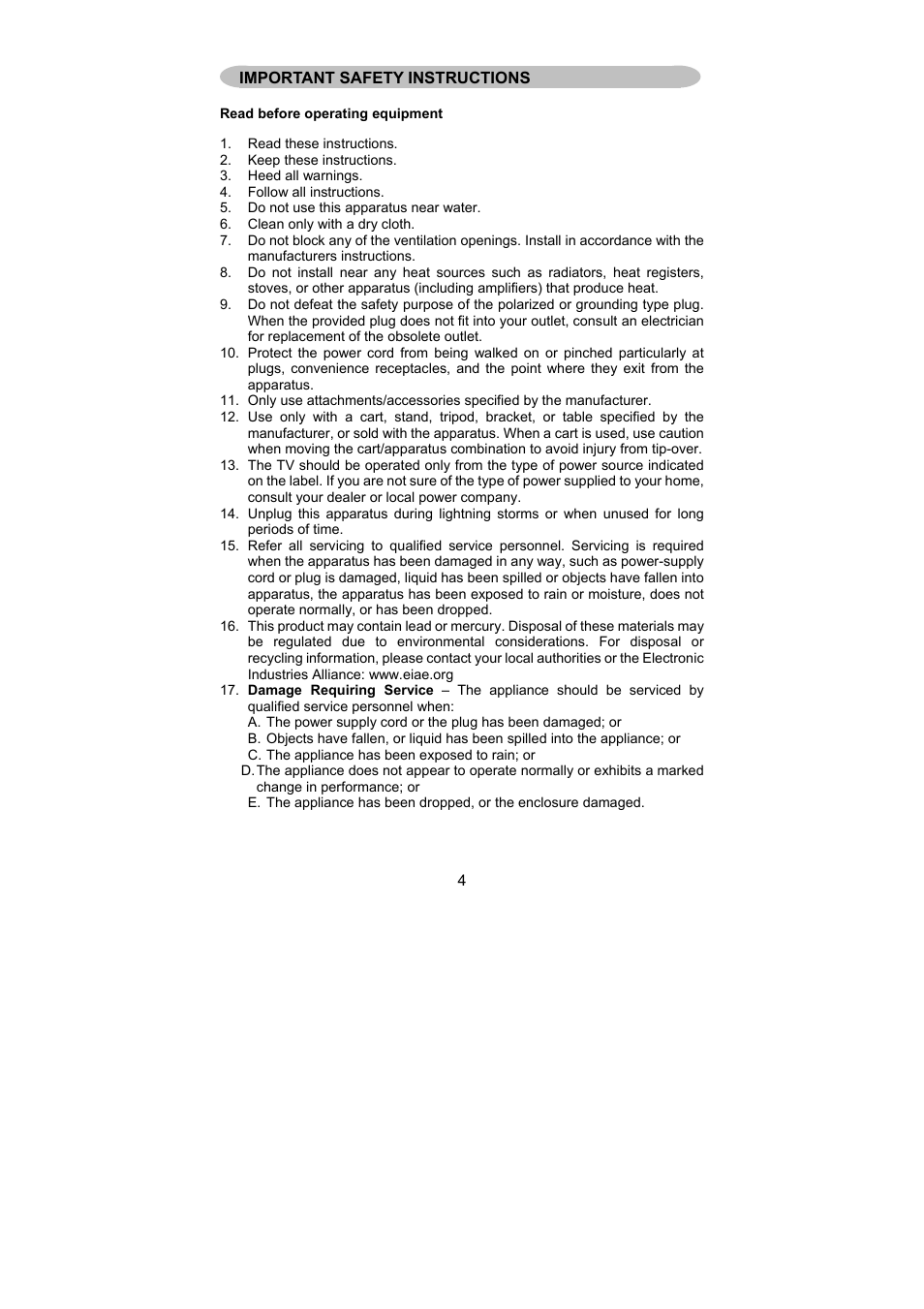 AOC L32W781B User Manual | Page 6 / 34