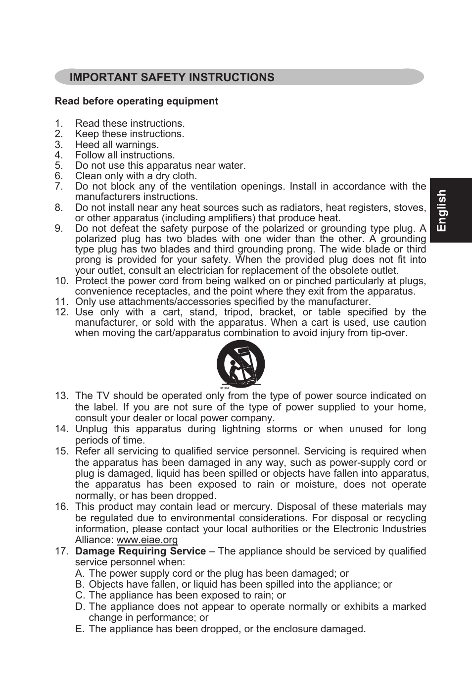 English | AOC L19W761 User Manual | Page 6 / 26