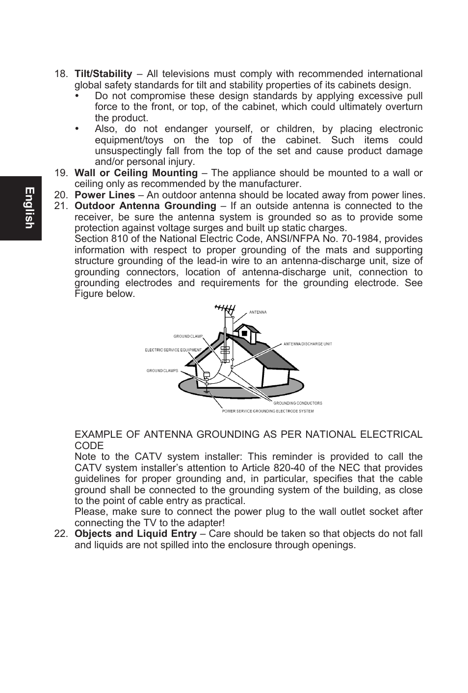 English | AOC L19W761 User Manual | Page 7 / 26