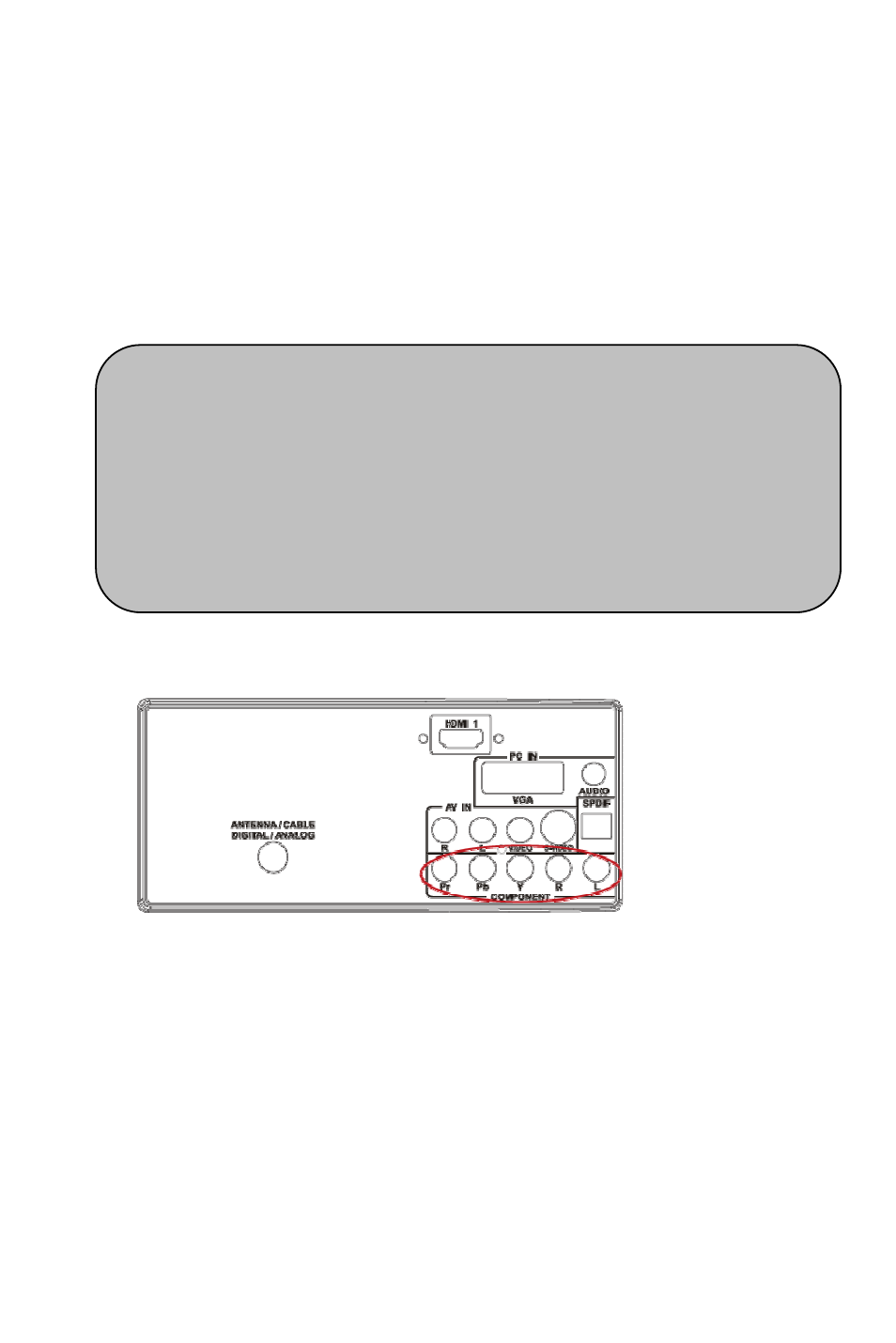 Using component video | AOC L19W861 User Manual | Page 23 / 43