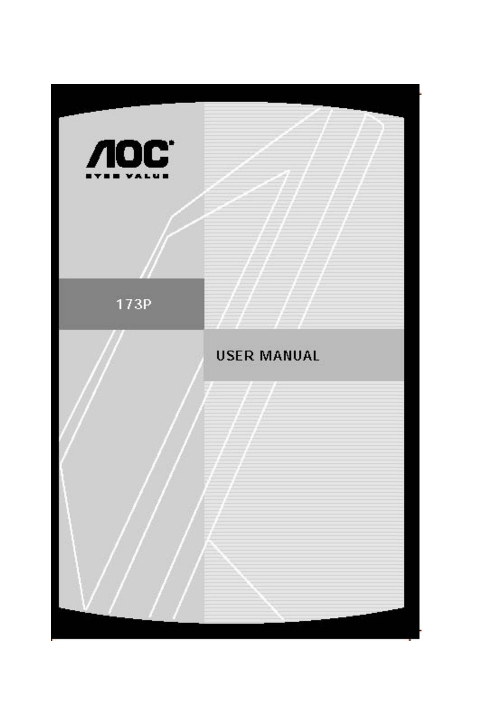 AOC 173P User Manual | 20 pages