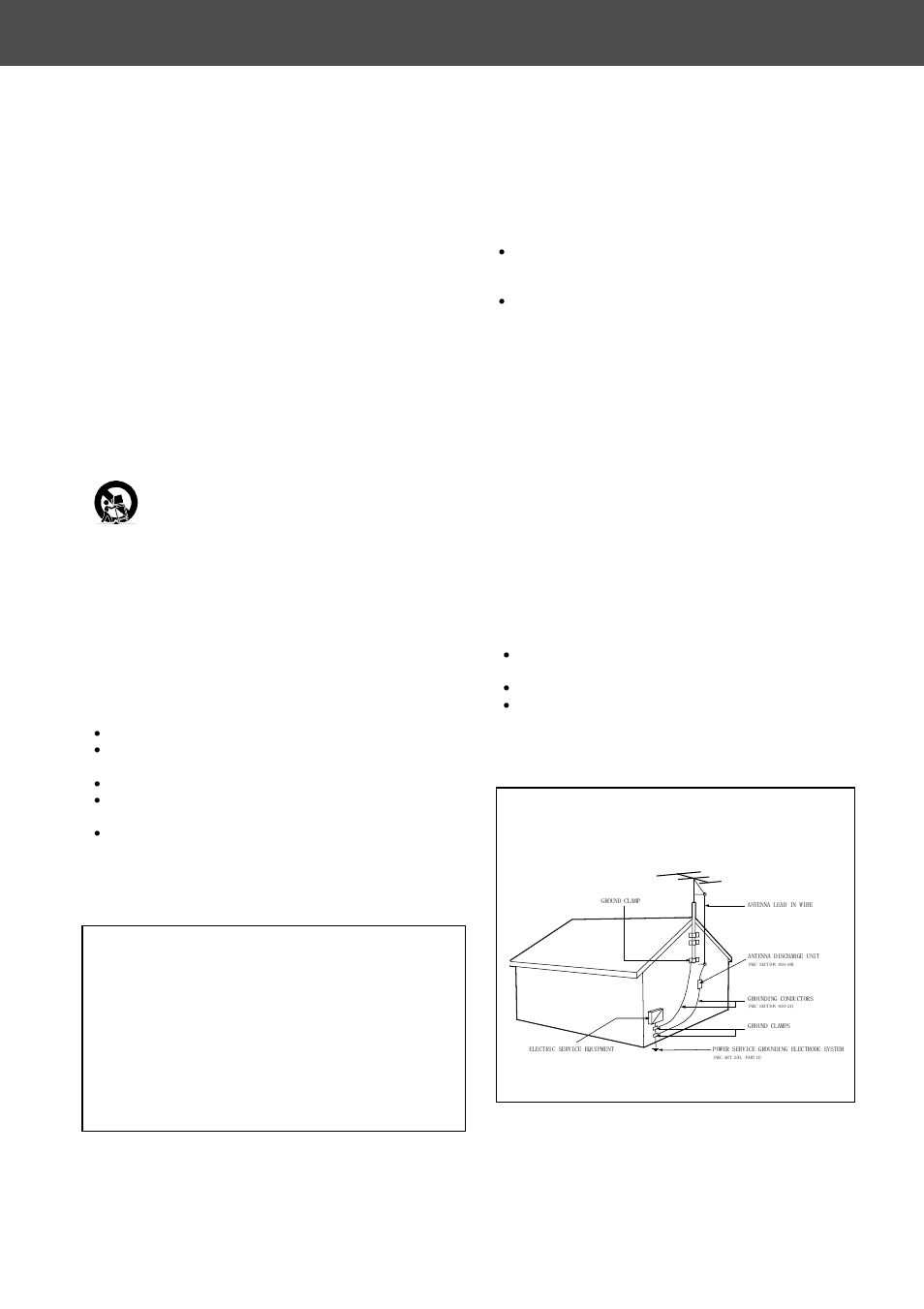 Important safety instructions, Read before operating equipment | AOC A42W64AT4 User Manual | Page 3 / 19