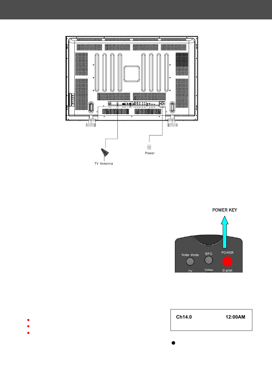 Basic installation | AOC A42W64AT4 User Manual | Page 8 / 19