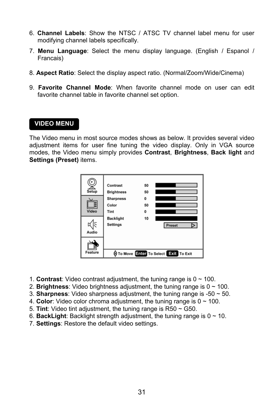 AOC L32W861 User Manual | Page 33 / 43