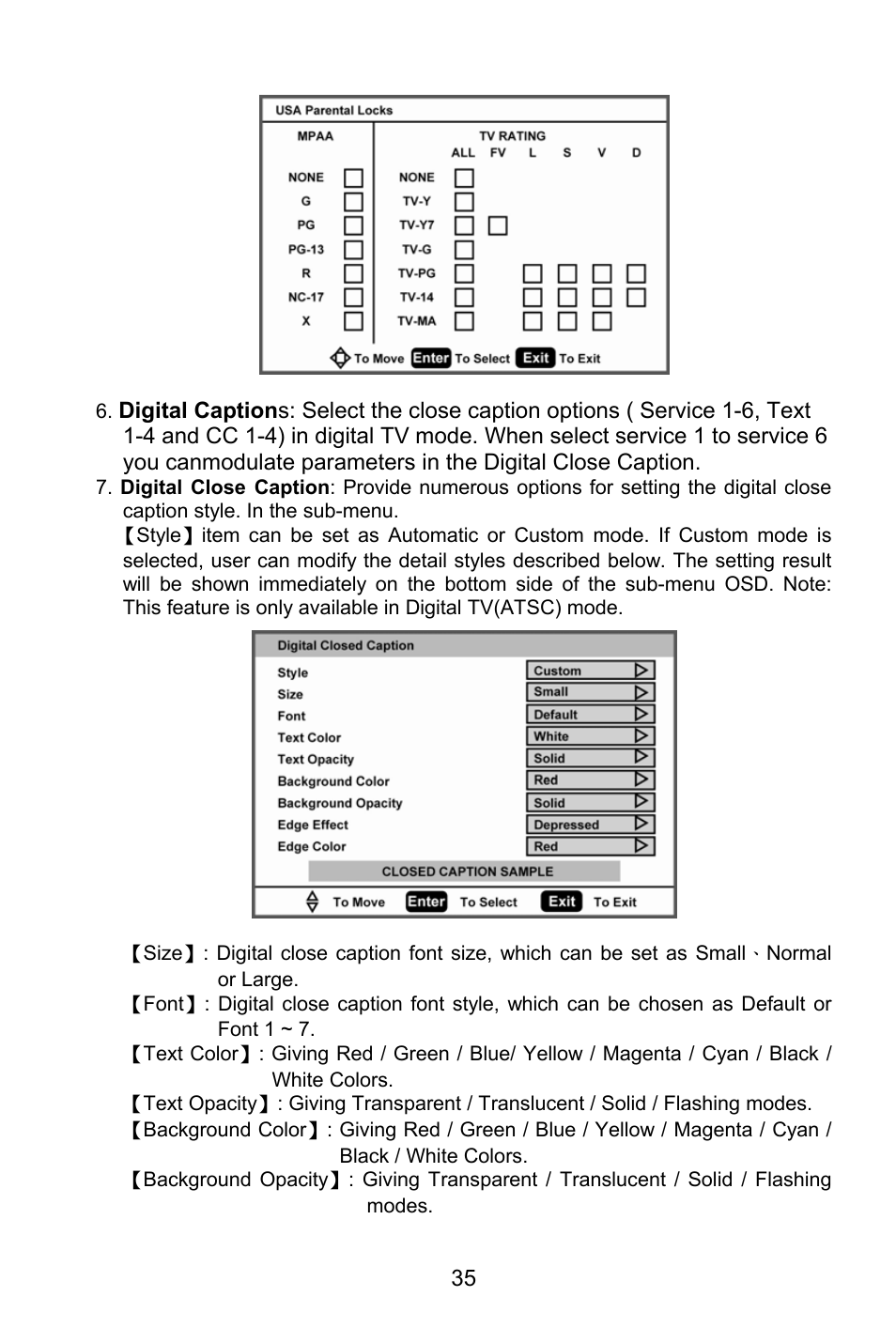 AOC L32W861 User Manual | Page 37 / 43