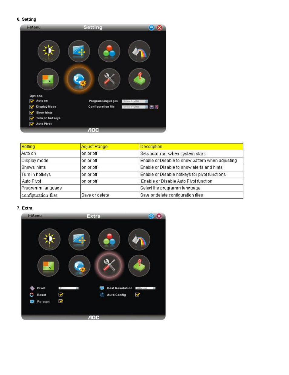 AOC 2230 User Manual | Page 20 / 26