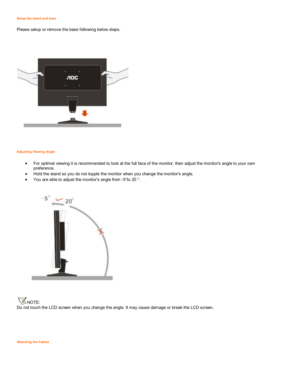 AOC 2230 User Manual | Page 4 / 26