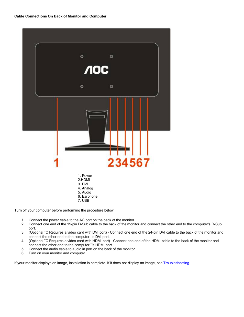 AOC 2230 User Manual | Page 5 / 26