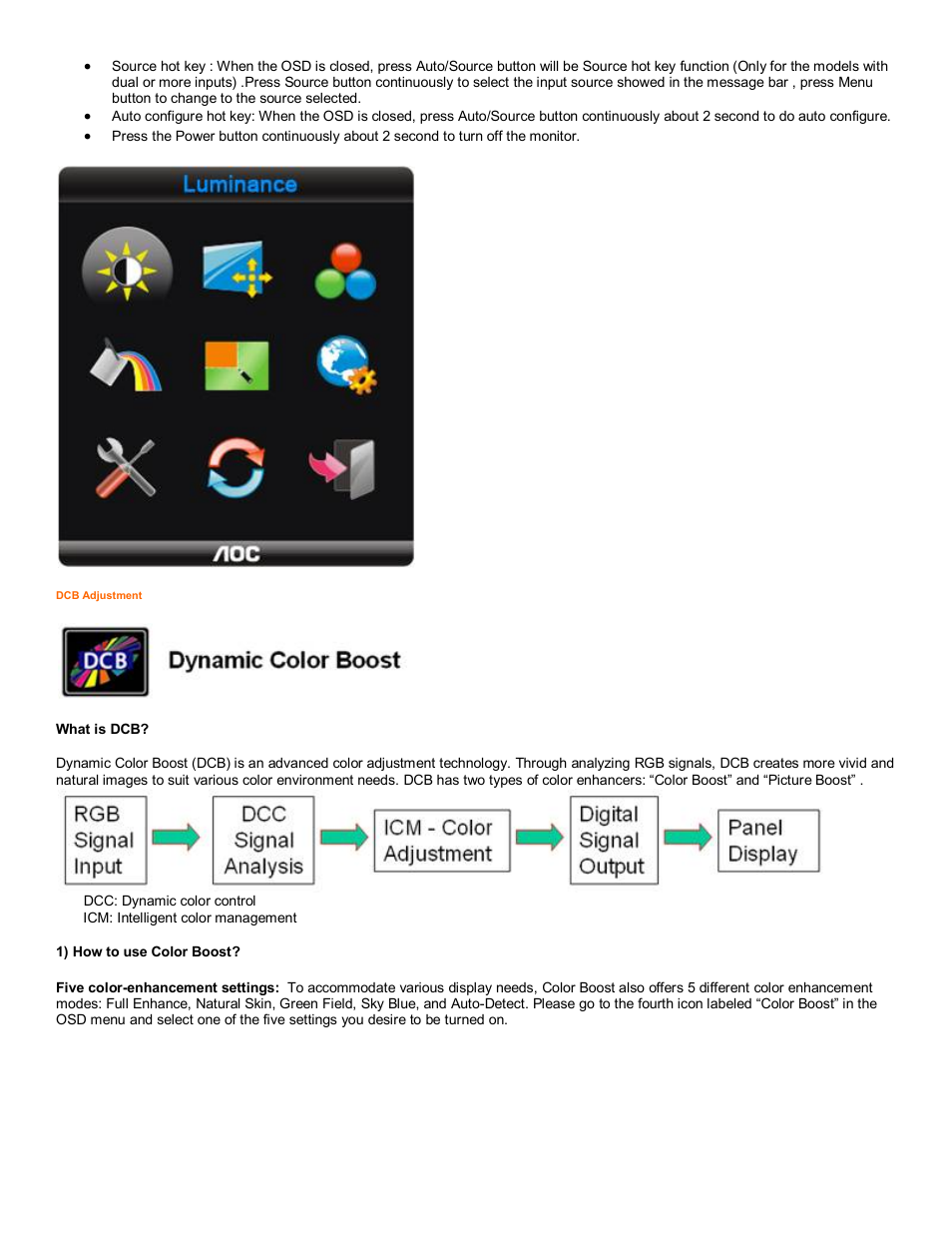 AOC 2230 User Manual | Page 8 / 26