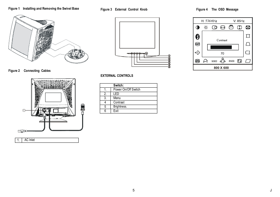 AOC CT500G User Manual | Page 4 / 7