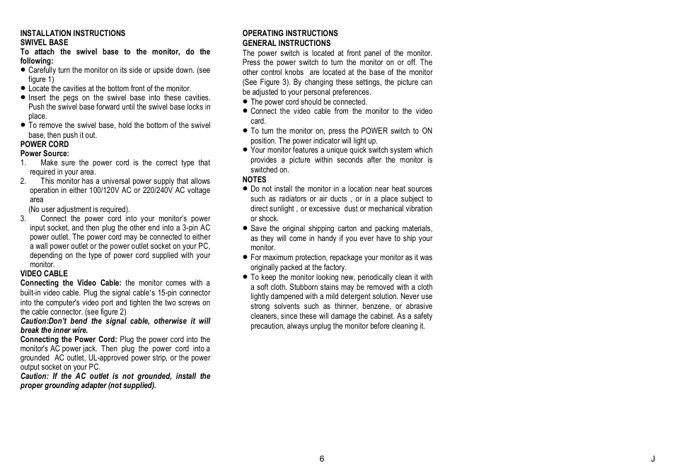 AOC CT500G User Manual | Page 5 / 7