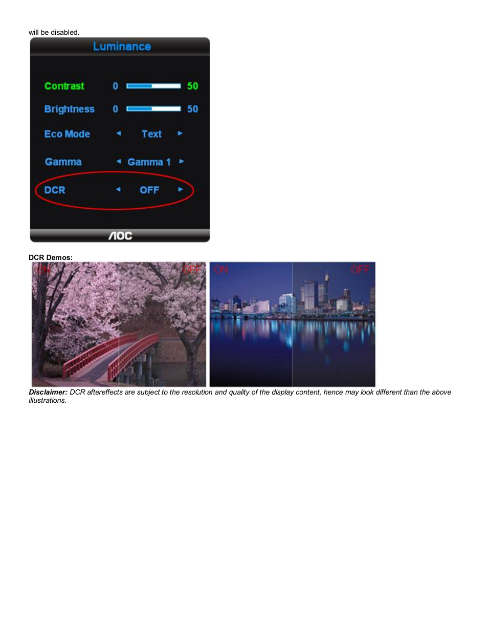 AOC F19 User Manual | Page 12 / 24