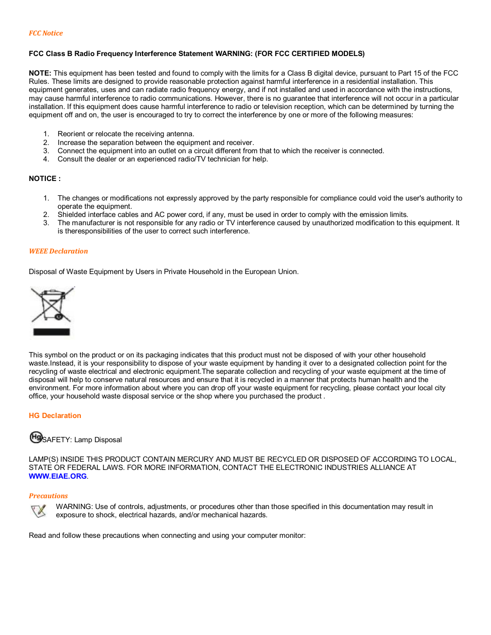 AOC F19 User Manual | Page 2 / 24