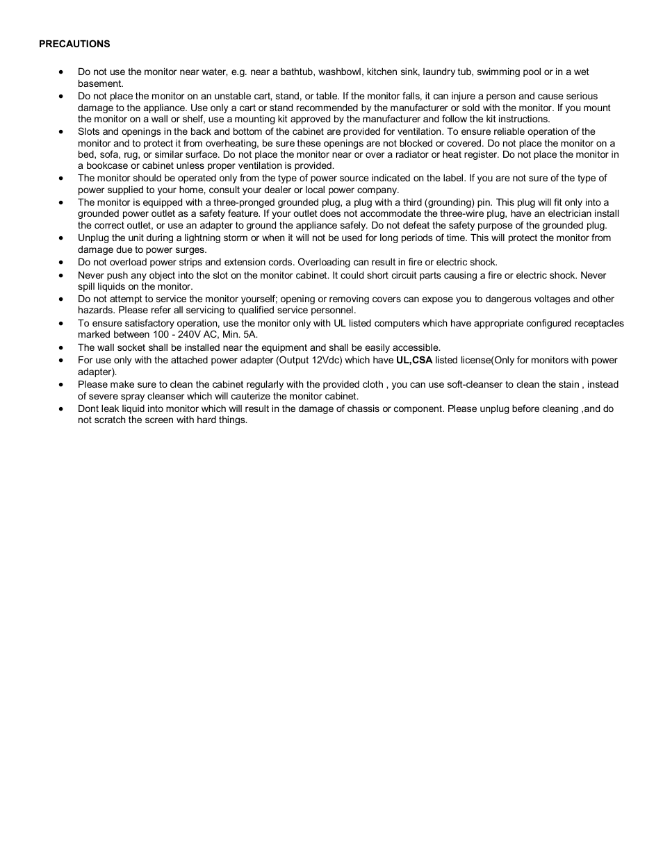AOC F19 User Manual | Page 3 / 24