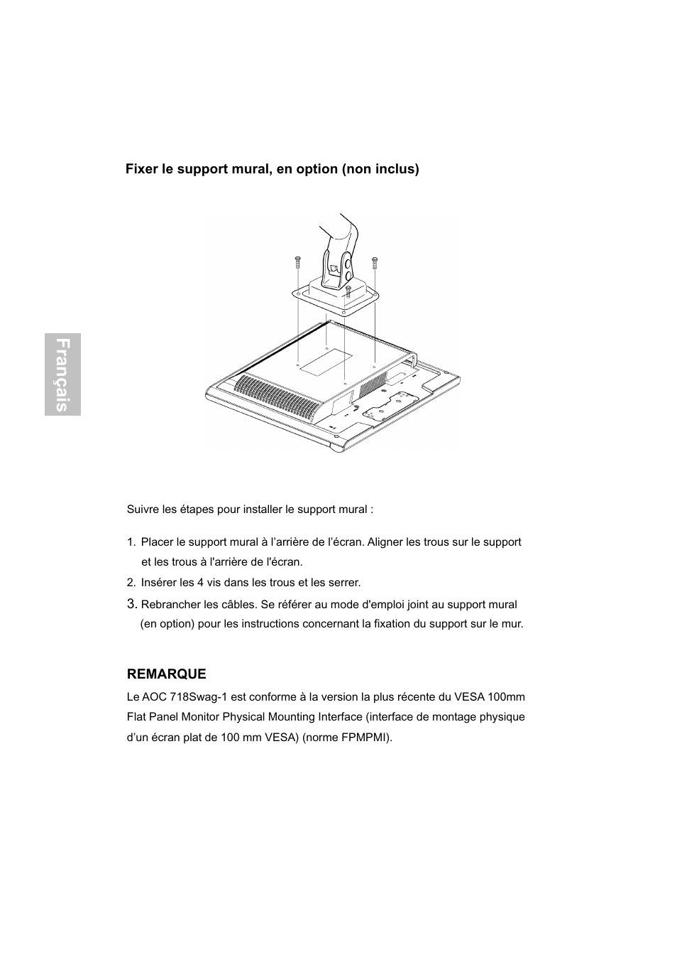 Français | AOC 718Swag-1 User Manual | Page 21 / 57