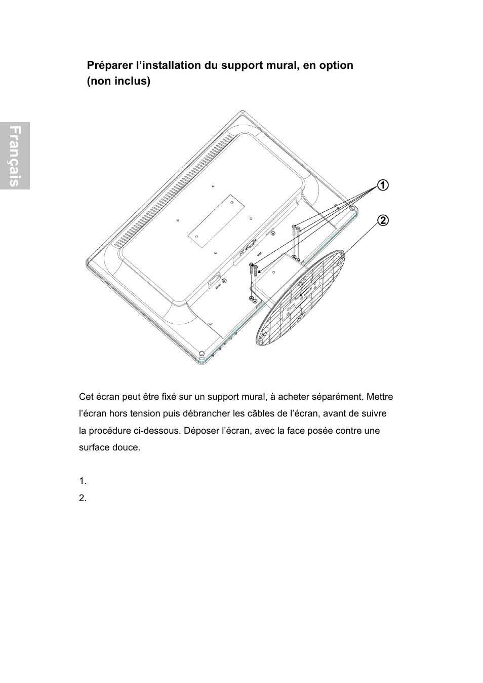 Français | AOC 919Sw-1 User Manual | Page 21 / 47