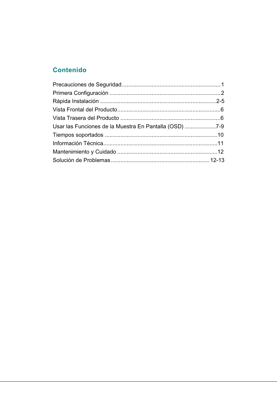 AOC 919Sw-1 User Manual | Page 34 / 47