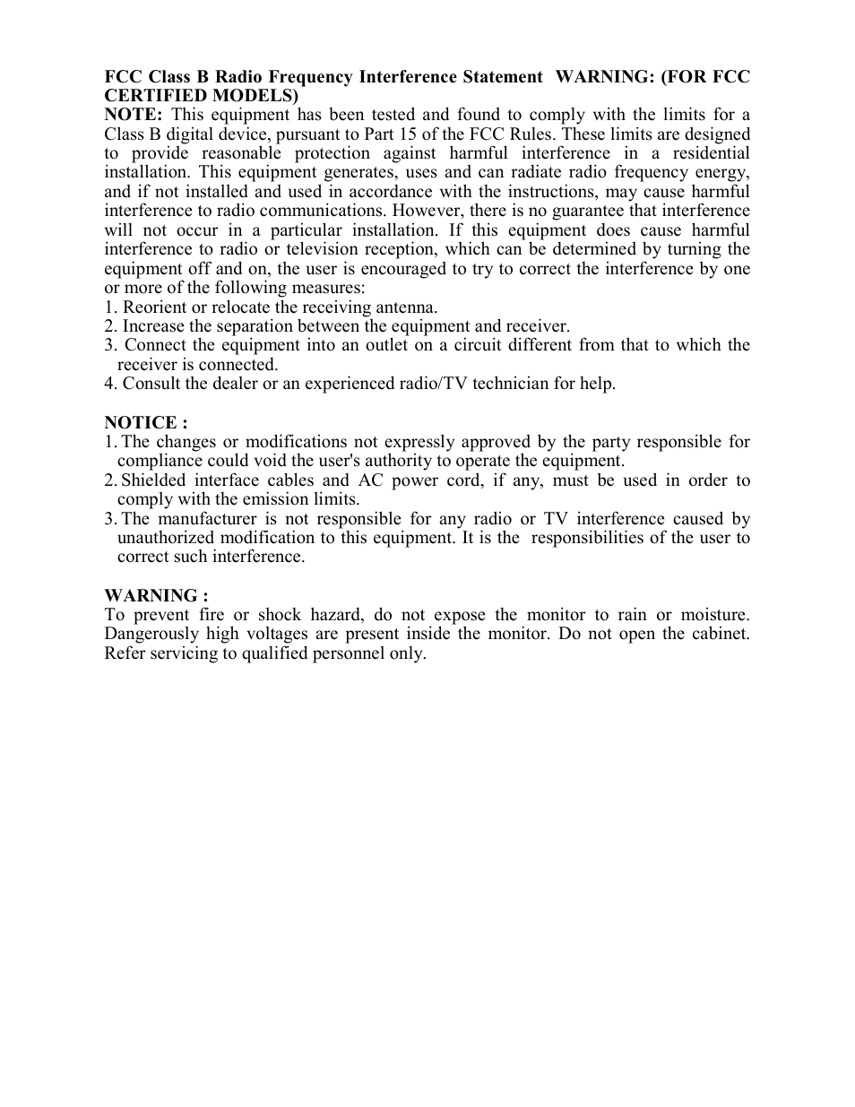 AOC FT710 User Manual | Page 3 / 13