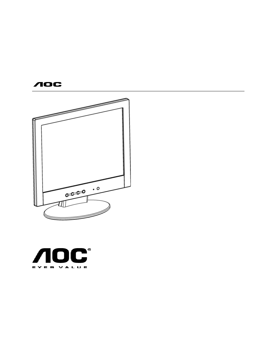 AOC LM540 User Manual | 19 pages