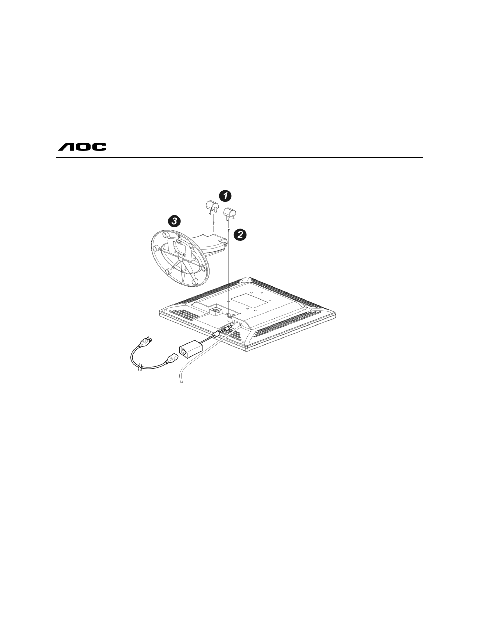 Before you operate the monitor, Lm540 | AOC LM540 User Manual | Page 8 / 19