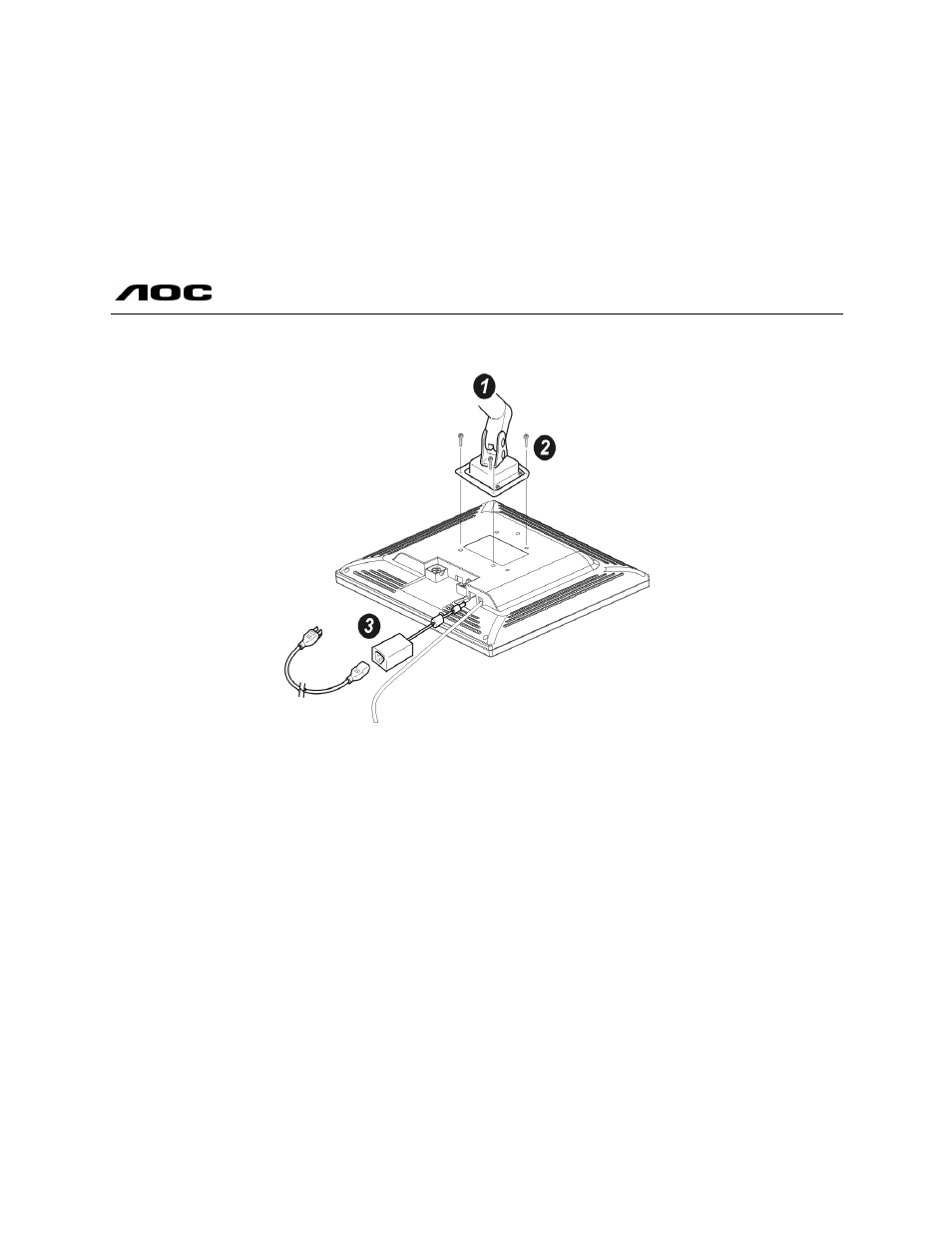 Before you operate the monitor, Lm540 | AOC LM540 User Manual | Page 9 / 19