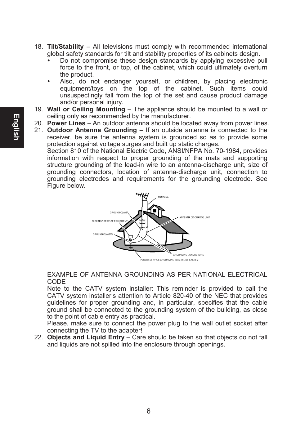 English | AOC L26W661 User Manual | Page 7 / 27