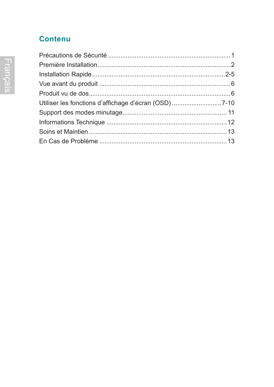 AOC Flat Panel Monitor 197Va1 User Manual | Page 16 / 59