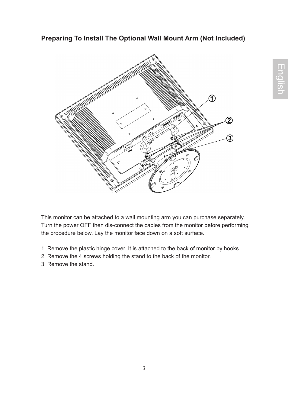 English | AOC Flat Panel Monitor 197Va1 User Manual | Page 5 / 59