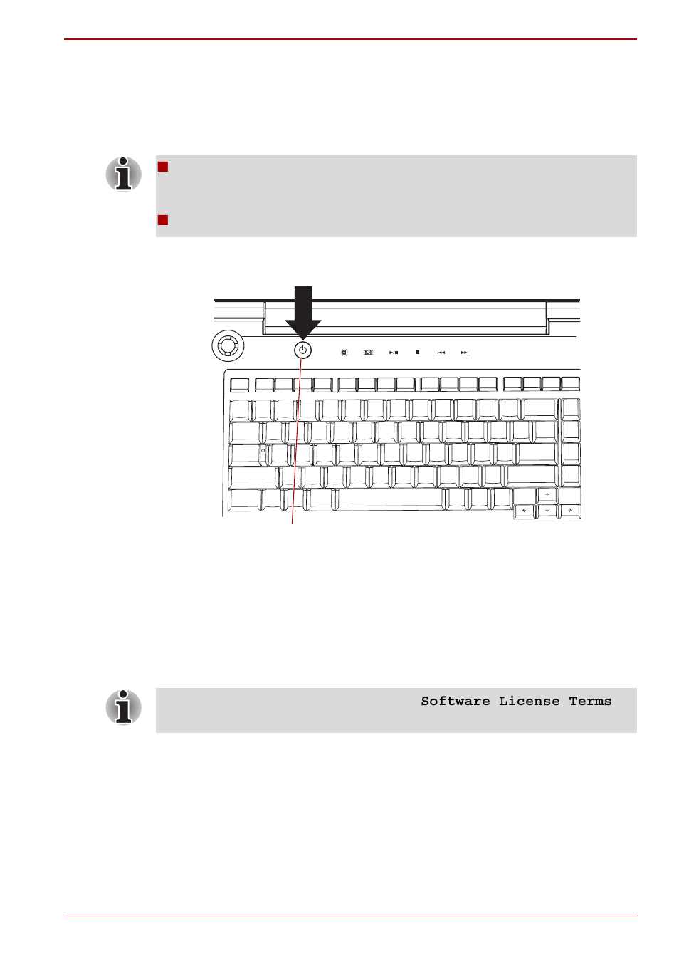 Turning on the power, Starting up for the first time | Toshiba Satellite A350D User Manual | Page 59 / 212