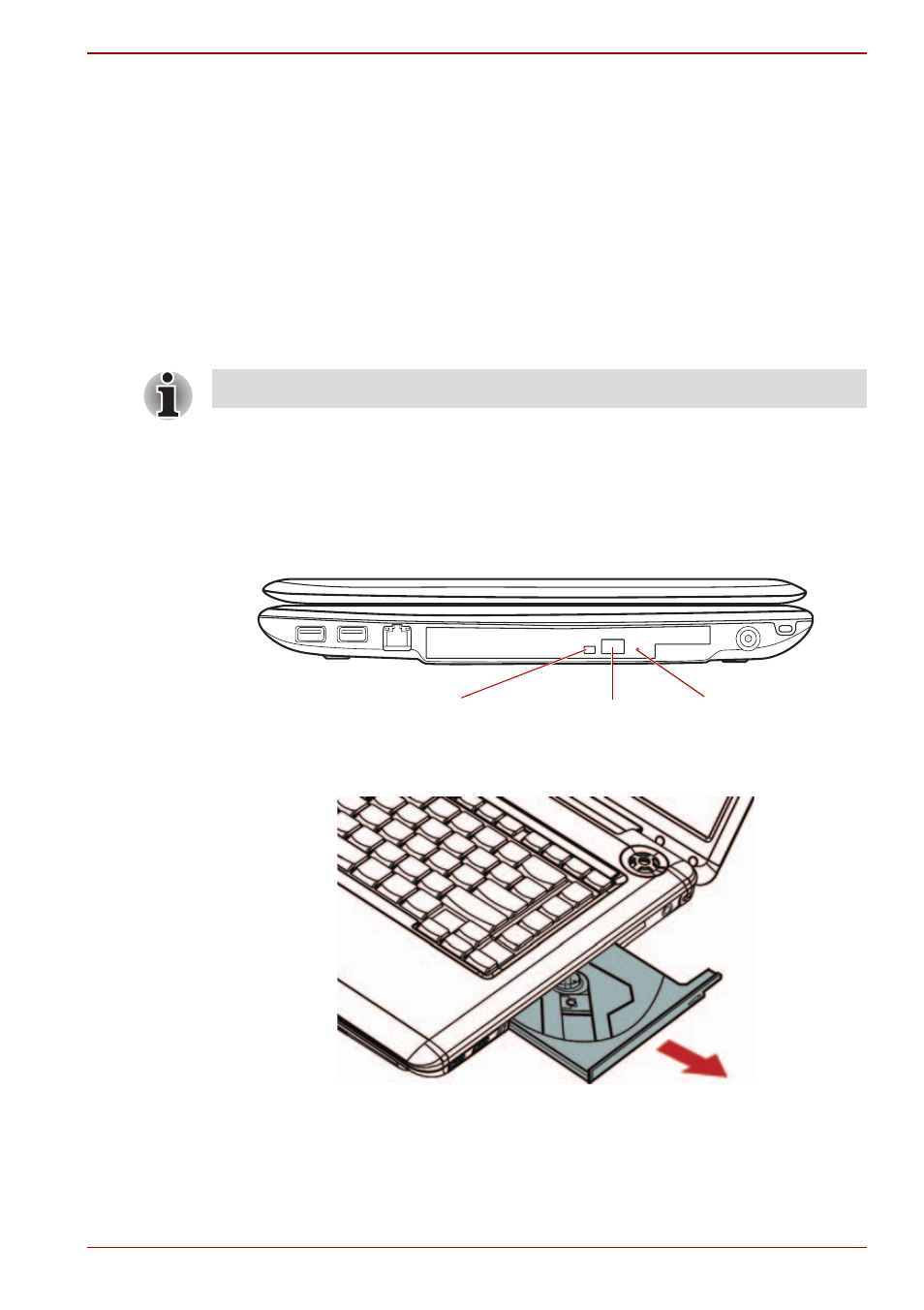 Using optical disk drives, Using optical disk drives -3, Loading discs | Toshiba Satellite A350D User Manual | Page 71 / 212