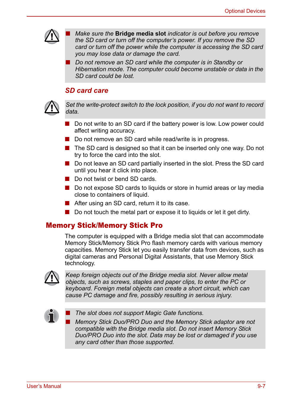 Toshiba Qosmio G30 HD-DVD (PQG31) User Manual | Page 169 / 272
