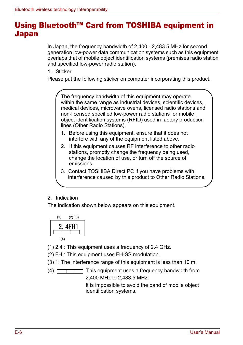 Toshiba Qosmio G30 HD-DVD (PQG31) User Manual | Page 244 / 272