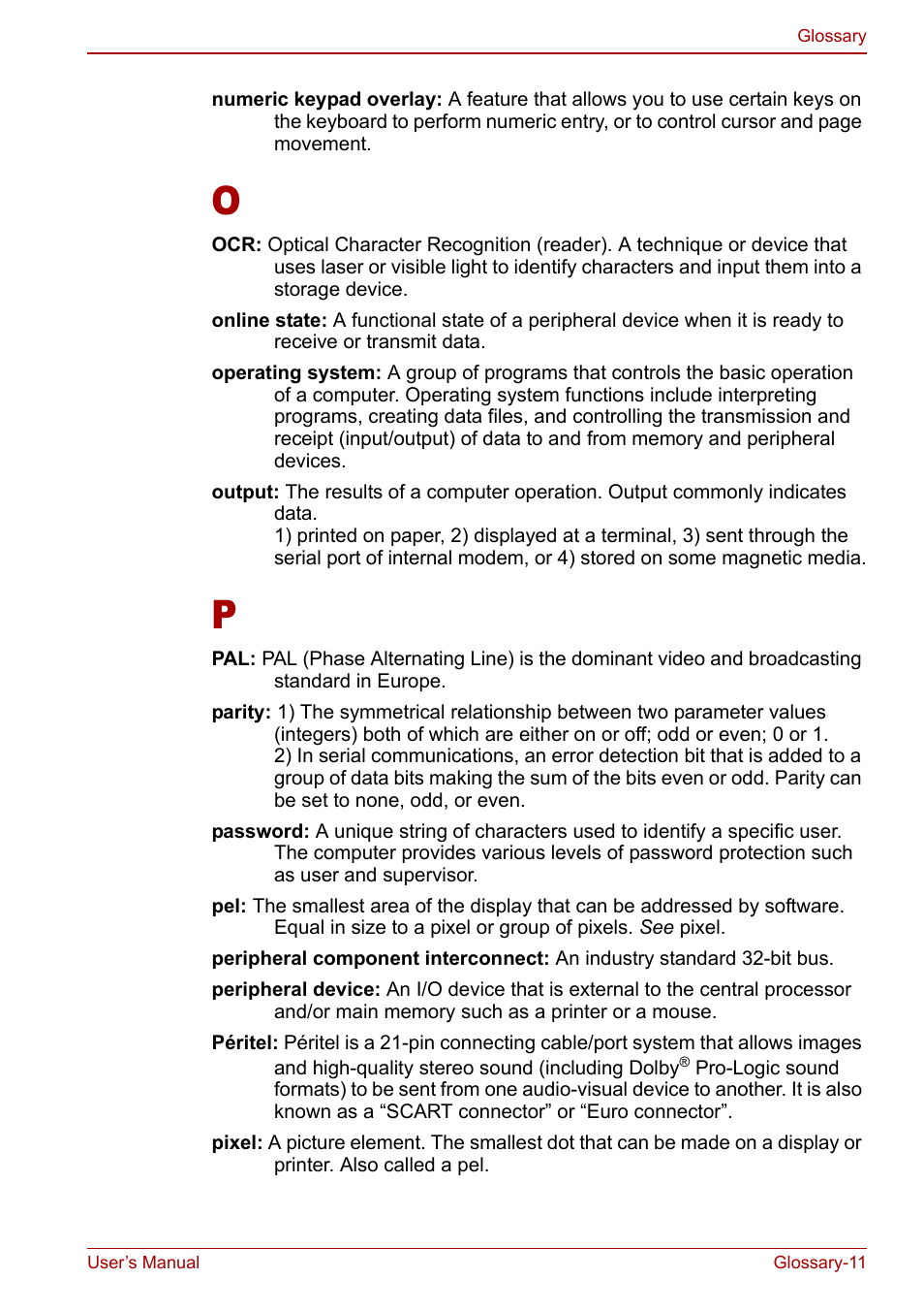 Toshiba Qosmio G30 HD-DVD (PQG31) User Manual | Page 263 / 272