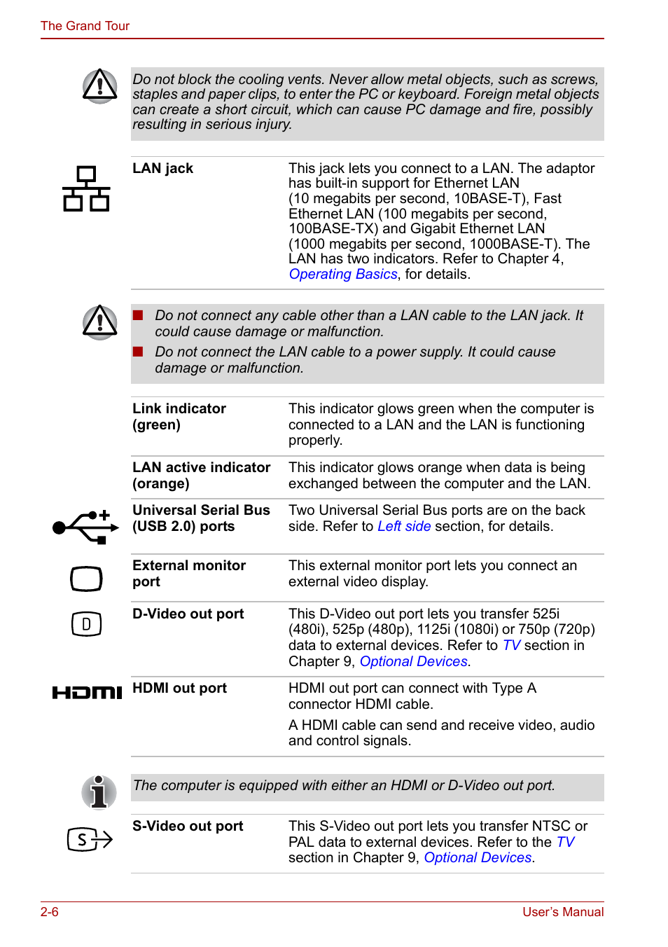 Toshiba Qosmio G30 HD-DVD (PQG31) User Manual | Page 42 / 272