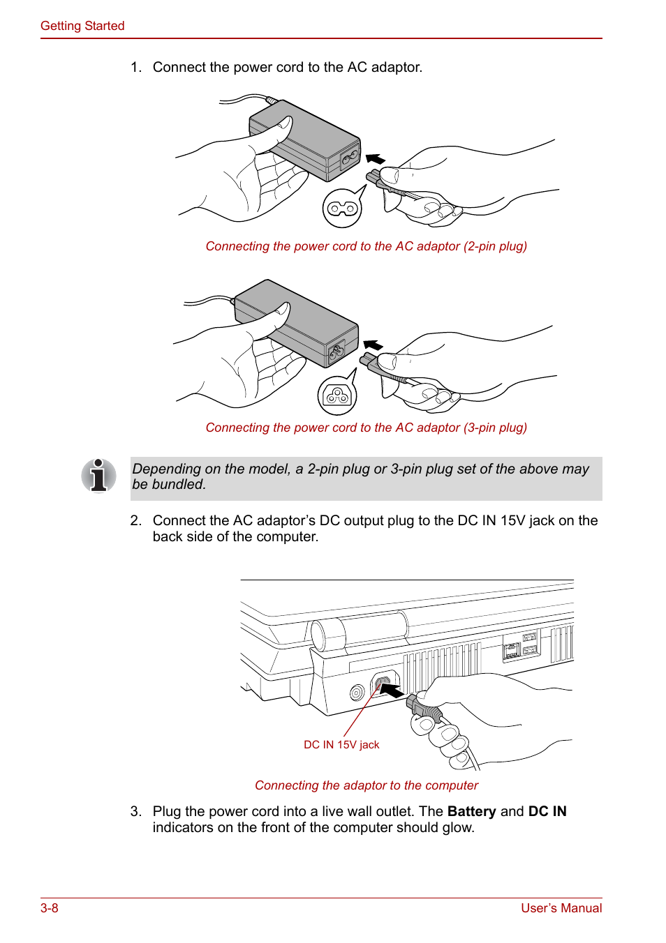 Toshiba Qosmio G30 HD-DVD (PQG31) User Manual | Page 60 / 272
