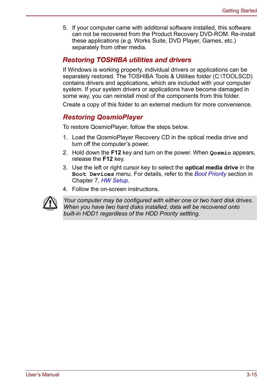 Toshiba Qosmio G30 HD-DVD (PQG31) User Manual | Page 67 / 272