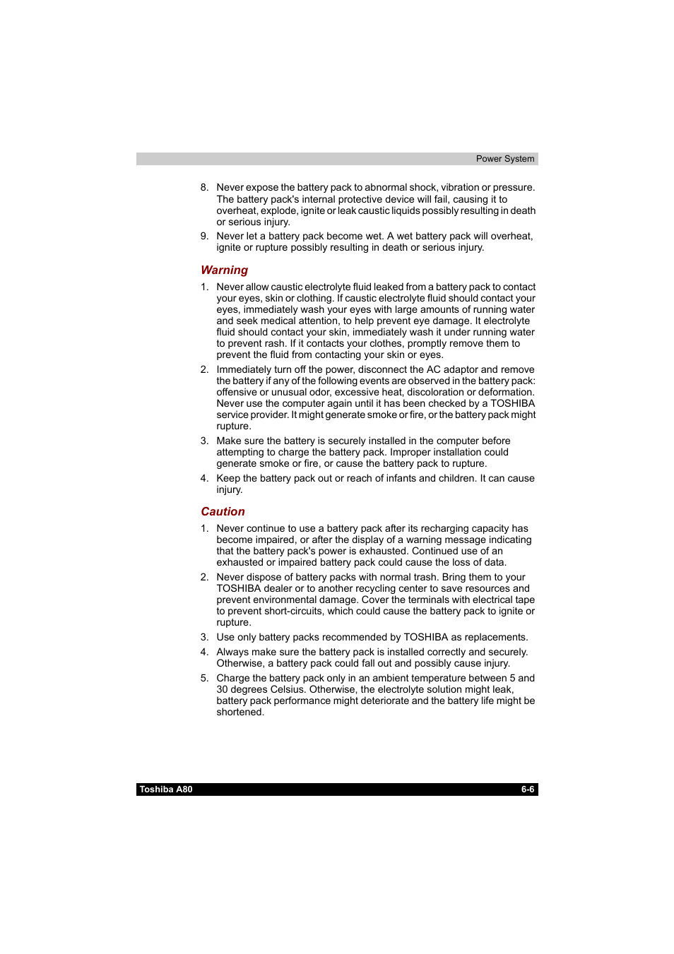 Toshiba Equium A80 User Manual | Page 118 / 176